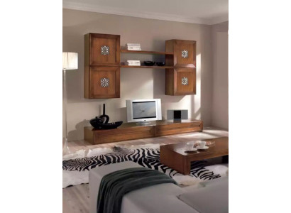 Living room furniture set designer living room brown sideboard wall unit new