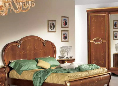 Bed Cushion Classic Double Bed Wood Hotel Beds Bedroom Upholstery