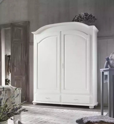 Wardrobe Luxury Cabinet Furniture Bedroom Wood White Interior