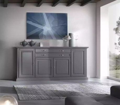 Dresser Cabinet Sideboard Classic Luxury Living Room Cabinet Wood