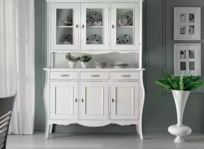 Design furniture Italian white display cabinet wood luxury cabinets classic