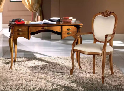 High-quality office set desk chair brown office furniture table wood