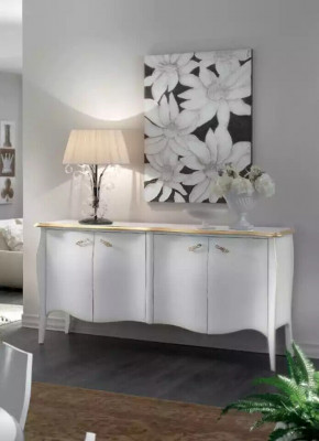 Sideboard Cabinet Living Room Wood Modern White Luxury Cabinets Design
