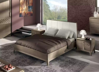 Design bedroom sets bed 2x nightstands classic luxury furniture