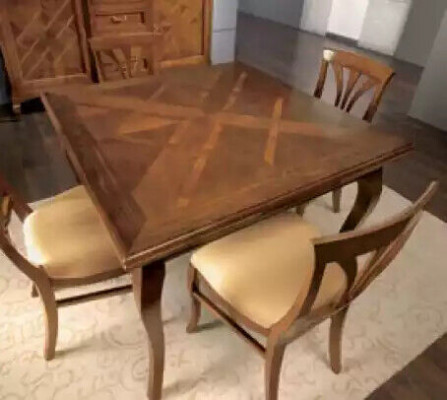 Dining table group 4x chairs dining set chair set table 5-piece set new