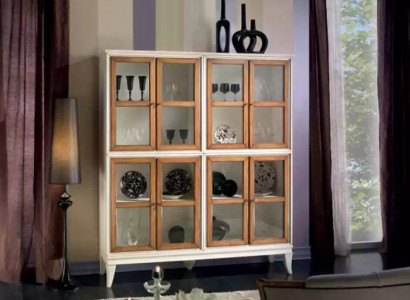 Display cabinets showcases wood luxury living room furniture white cabinet new
