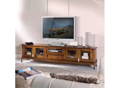 Exclusive Furniture Classic Style Wood Luxurious TV Stand Lowboard