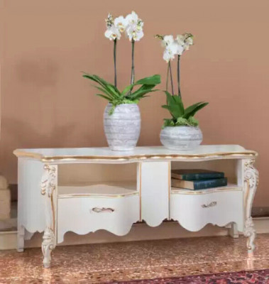 TV cabinet sideboard, rtv cabinet, wooden table, classic design, lowboard shelves