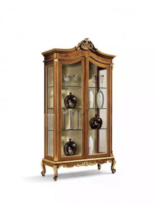 Glass cabinet display furniture wooden cabinet luxury display case wood new