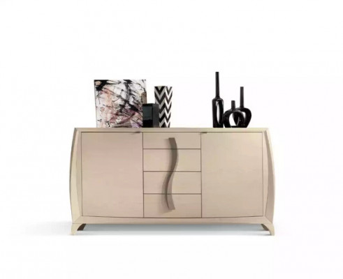 Sideboard living room dressers classic cabinet beige wooden cabinet new