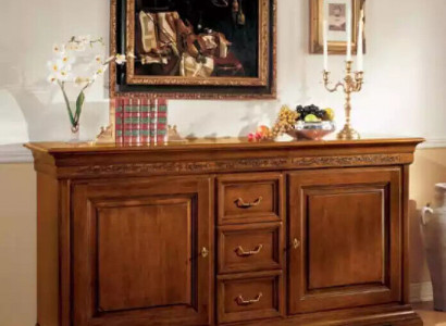 Classic style dresser sideboard cabinet Italian furniture brown new