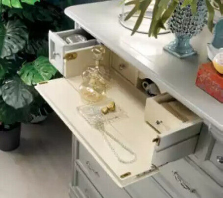 Sideboard with mirror furniture modern sideboard wood bedroom white new