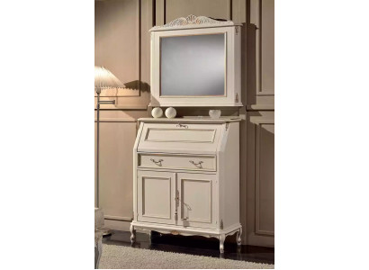 White dresser with mirror classic style furniture set 2-piece sideboard dressers