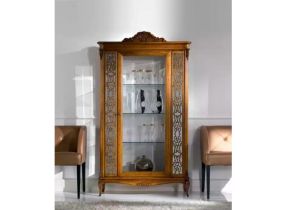 Showcase Italian Luxury Furniture Display Sideboard Glass Cabinet Design