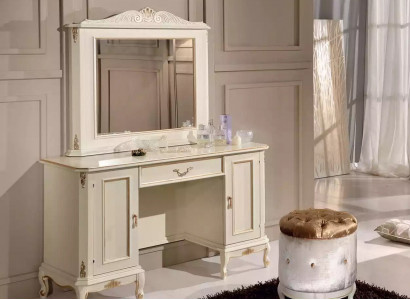 Chic white dresser mirror classic furniture set of sideboard dressers