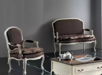 Sofa 2-seater classic upholstery design luxury couch sofas armchair new