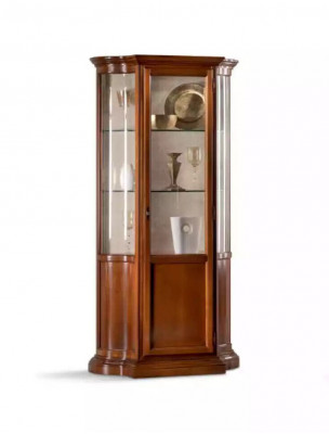 Display glass cabinet display living room wooden sideboard Italian furniture