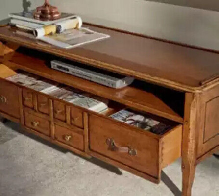 Group Wall Unit RTV Lowboard TV Stand Modern Brown Living Room Set