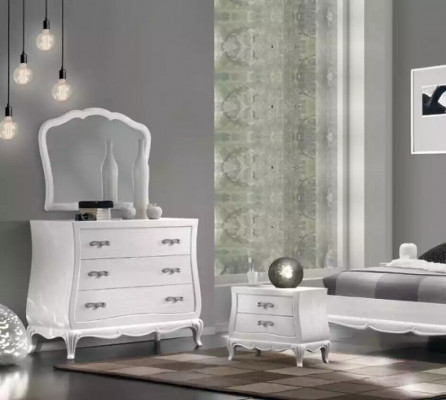 Dresser with mirror wood dressers modern furniture bedroom white new
