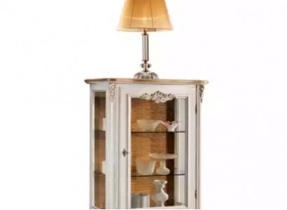 Display case showcase glass cabinet style classic wood design furniture
