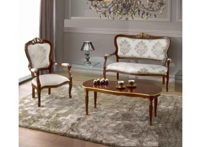 Sofa set design sofa 2-seater armchair couch classic luxury new