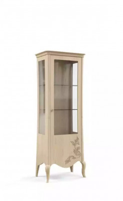 Italian luxury furniture display cabinet living room glass designer cabinet new