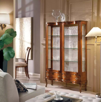 Luxury Display Cabinet Furniture Cabinets Furnishings Glass Cabinet Shelf New