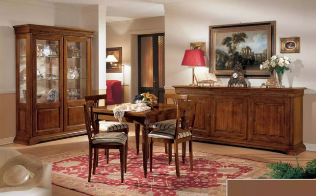 Dining Table, Table Furniture 4x Chairs Set, 7-piece Design Dining Room Set, New