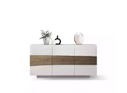 Sideboard Wood Dressers Furniture Living Room White Modern Cabinet New