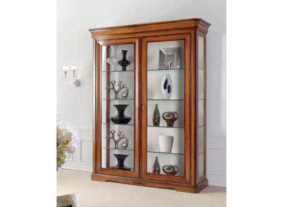 Classic display cabinet, classic glass cabinet, brown cabinets, wood