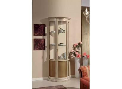 Glass Cabinet Sideboard Solid Wood Italian Furniture Dining Room New