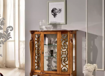 Classic display cabinet furniture living room cupboards cabinet glass cabinet wood
