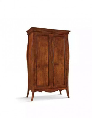 Solid wood wardrobe, massive bedroom furniture, Italy, new