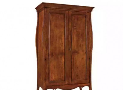 Solid wood wardrobe, massive bedroom furniture, Italy, new