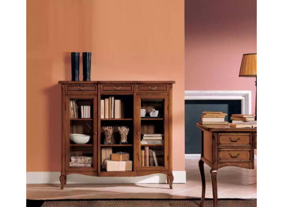 Designer luxury wood display cabinet sideboard Italian furniture