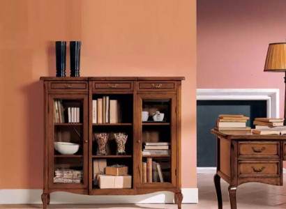 Designer luxury wood display cabinet sideboard Italian furniture