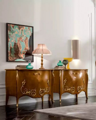 Sideboard wood cabinet dresser cabinets furniture Italian interior design