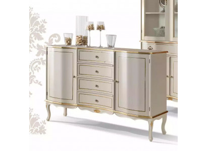 Design classic white sideboard with drawers living room dresser