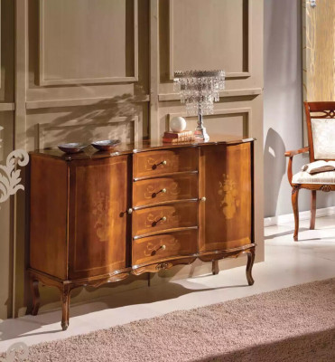 Dresser drawers brown wood sideboard classic furniture design dresser