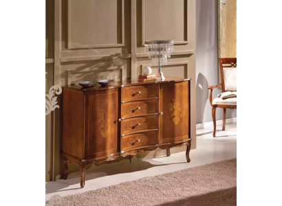 Dresser drawers brown wood sideboard classic furniture design dresser