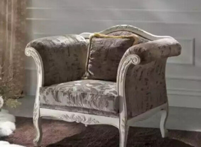 Armchair 1-seater upholstered sofas design luxury textile couch gray sofa new