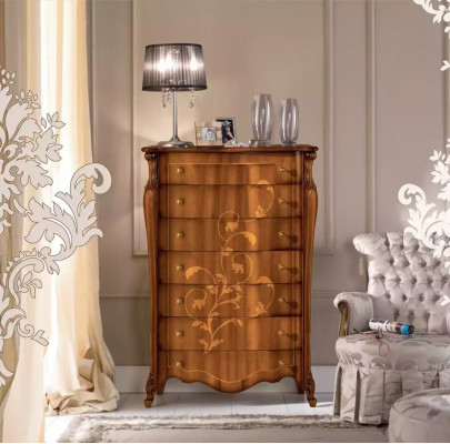 Luxurious wooden dresser in classic style new living room furniture