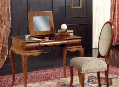 Exclusive dressing table brown chair available to order