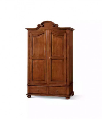Classic wardrobe, brown wall unit, wardrobe, Italian furniture