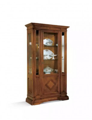 Living room luxury display cabinet wooden Italian-style furniture