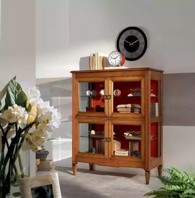 Showcase Design Classic Display Case Luxury Living Room Italian Furniture