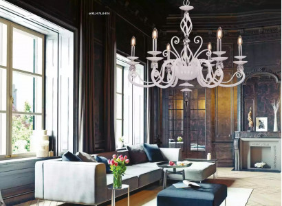 Ceiling lamp ceiling chandelier candelabra chandelier glass white lamps antique style