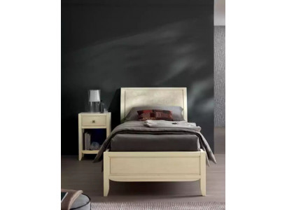 Luxury bedroom set bedside table bed 2-piece complete set design furnishing new