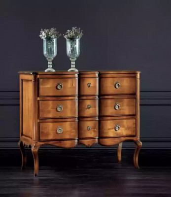 Chest of drawers brown luxury cabinet design style classic bedroom new