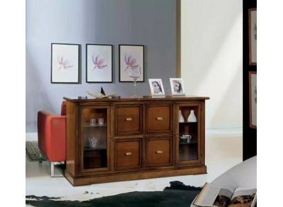 Living Room Sideboard Glass Cabinet Showcase Dining Room Sideboard Wooden Furniture
